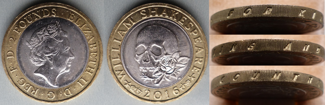 Rare £2 Coin, rare edge error 2016 £2 Coin